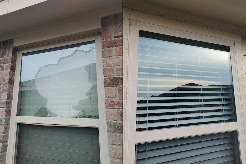 Window glass replacement project 4
